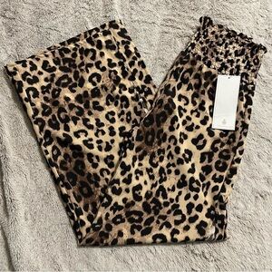 The Royal Standard Leopard Print Swimsuit Coverup Pants